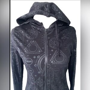 Killstar Over The Moon Hooded Witchy Top Occult Gothic Whimsigoth WomenSize XS
